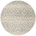 SAFAVIEH Adirondack Lecia Geometric Area Rug, Ivory/Light Blue, 2'6" x 4'