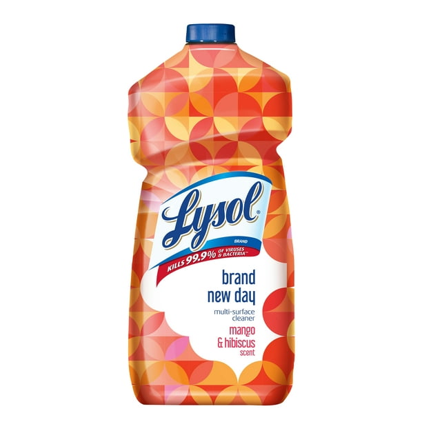 Lysol Multisurface Cleaner, Mango & Hibiscus, 48oz, Brand New Day