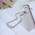 thumbnail image 6 of APSVO Cubic Zirconia Silver Infinity Bracelet for Women Teen Girl Daughter Girlfriend Adjustable 6-9 Inch Charm Bracelet Chain Birthday Valentine's Day Mother's Day Christmas Jewelry Gift for Her, 6 of 6