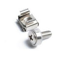thumbnail image 2 of 10 Pack Lot - M6*20 Rack Rack Nuts Mount Cage Nuts & Screws w/ Washers - Square Clips, 2 of 8