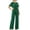 Green, variant on Trendy Queen Womens 2 Two Piece Set 2026 Summer Workout Vacation Gym Clothes Spring Fashion Lounge M Cotton Women Solid Strapless Tube Top & Long Pants 2 Piece Matching Set