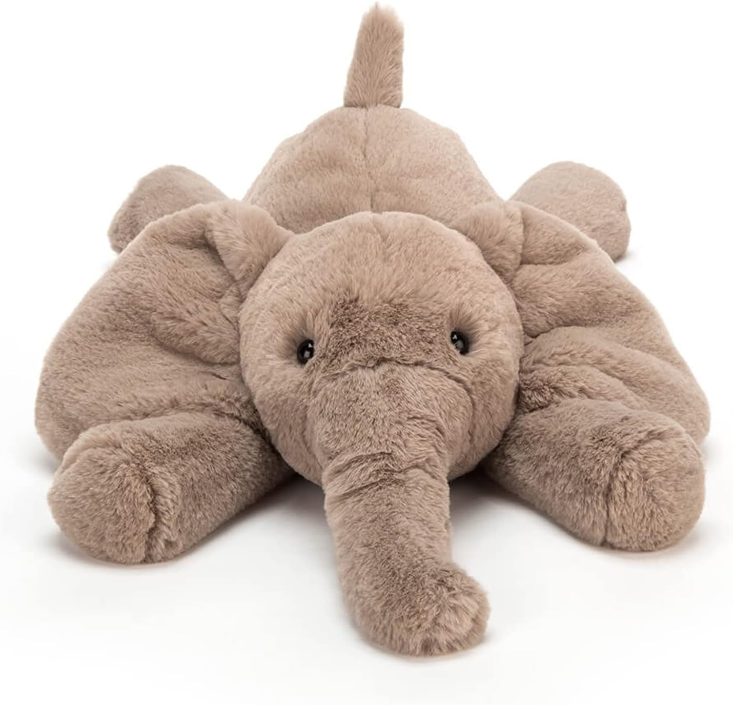 Jellycat Smudge Elephant Stuffed Animal, Medium 9.5 inches - Elephant Plush Toy - Classic Children's Gift