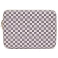 thumbnail image 3 of Daisy Rose Protective Laptop Sleeve Case for 13 Inch Laptop with Slip Pocket - Luxury PU Vegan Leather Shock Absorbant Hard Case for Work and School (Cream), 3 of 7