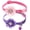 Pink, variant on Miaocao 2 PCS Pink Purple XS Dog Collar with Bell Puppy Collars with Bells Little Girl Female Boy Puppia Cat Small Dog Bell Collar for XS XSmall X-Small Extra Breed Pets Flower