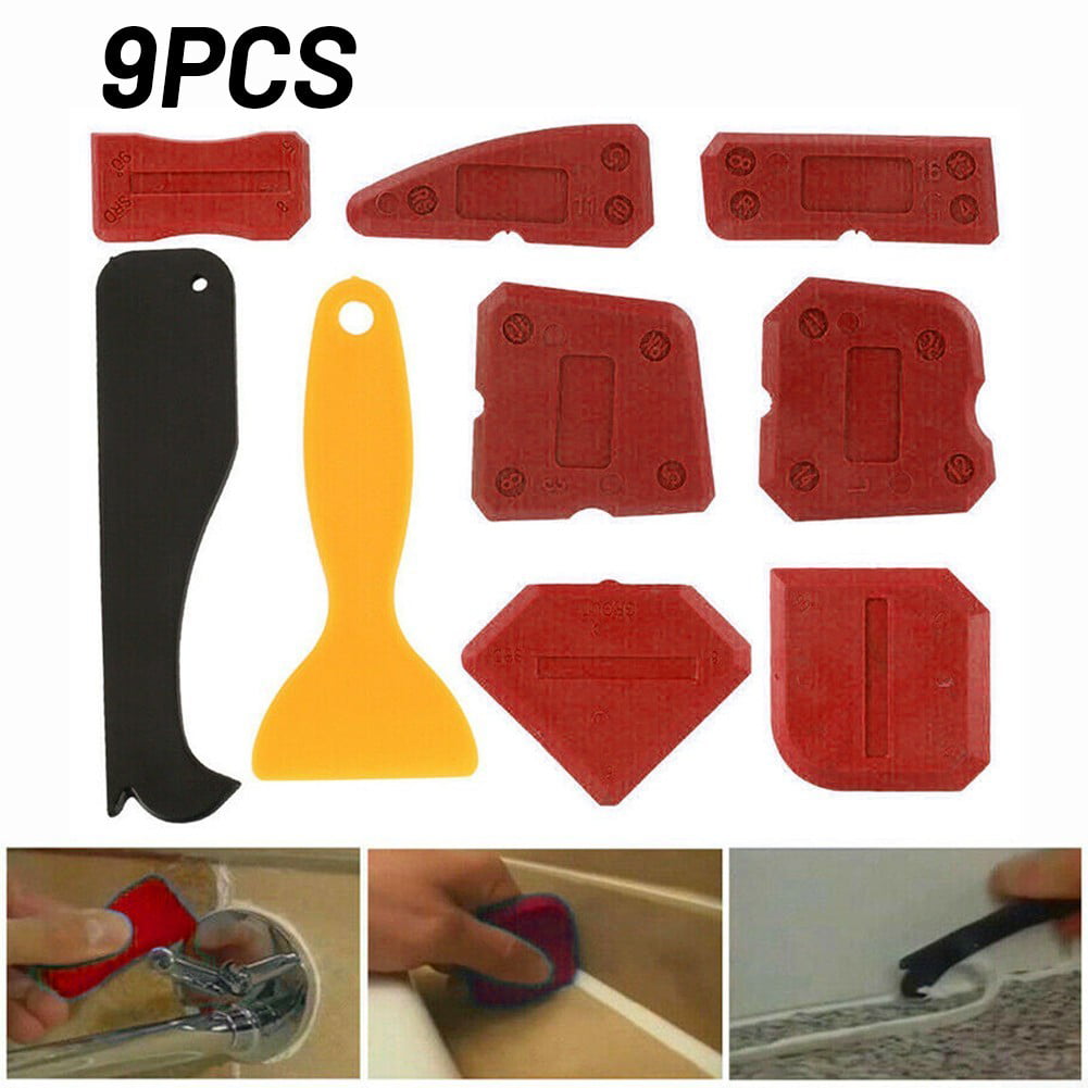 6 PCS Silicone Sealant Tool Set Sealant Spreader Profile Applicator Tile Grout 