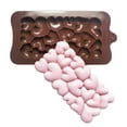 thumbnail image 4 of Shoreew Silicone Chocolate Molds Easy Release Heart Textures Bar Molds for DIY Chocolate Bars Keto Bombs Energy Protein Bars, 4 of 7