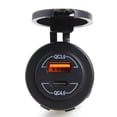 thumbnail image 3 of Cargador Motocicleta Bsvklp 60W 12V/24V QC 4 0 Tipo C QC 3 0 USB Carga Rápida, 3 of 9