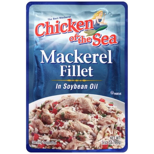 Chicken of the Sea Wild Caught Mackerel in Oil Packet, 3.53 oz
