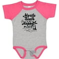 thumbnail image 3 of Inktastic Myrtle Beach is My Happy Place with Palm Trees Boys or Girls Baby Bodysuit, 3 of 5