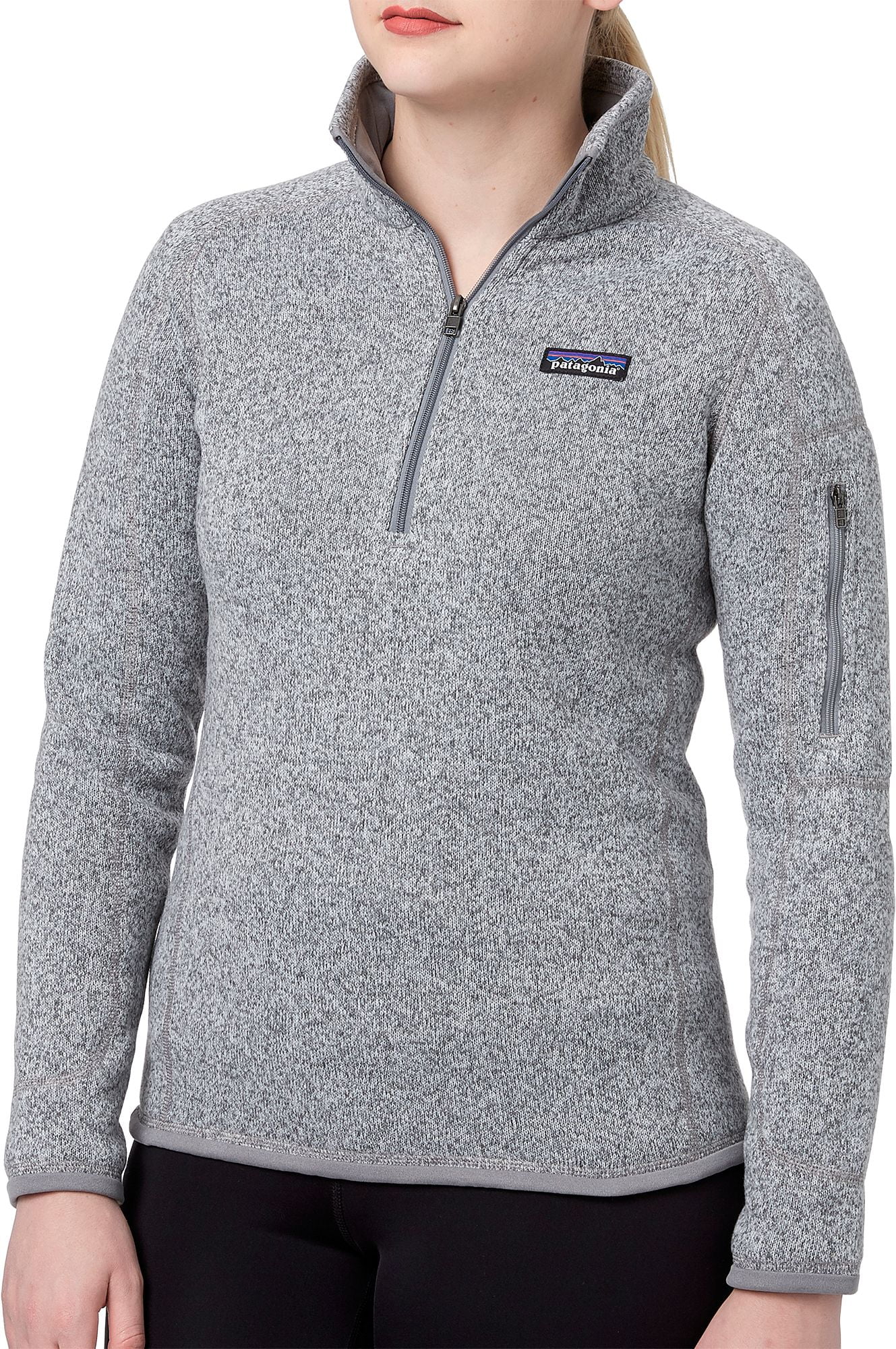 quarter length zip jumper