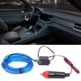thumbnail image 2 of Dilwe Car LED Neon Strip Light Wire Tube Blue 3 Meters, 2 of 4