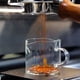 thumbnail image 5 of Tazas 4 OZ Doble Caños Vasos Vasos de chupito Taza de leche con asa de vidrio transparente Accesorios para la máquina, 5 of 8