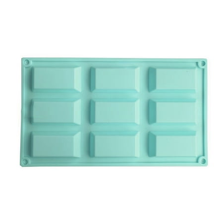 

Hloma Chocolate Mold 9 Cavities Easy Demoulding Reusable Jelly Pudding Cake Baking Pan for Bakery