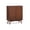 Brown, variant on Teamson Home Tremolo Modern Boho Accent Cabinet with Adjustable Shelves, Push-Open Doors, Solid Wood & Fluted Fronts
