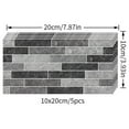 thumbnail image 3 of Aoyunhp 5Pcs Peel and Stick Tile,Self Adhesive 3D Tile Stickers Wall Decor for Kitchen Living Room,Tile Stickers,Wall Tiles,Self Adhesive Wallpaper,Peel and Stick Tile Backsplash 7.87"X3.93", 3 of 7