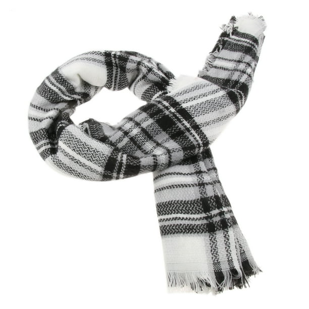 Bufandas con borlas de invierno para mujer, chal acondicionado, para el cuello 07 Yuyangstore Bufanda larga de mujer