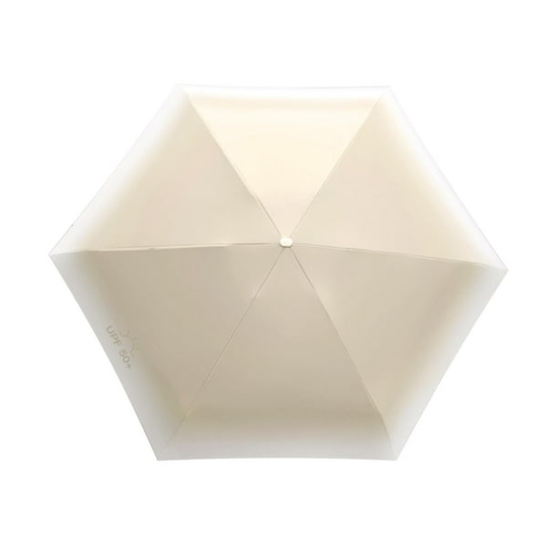 de viaje compacto plegable Mango de fácil agarre Amarillo Yuyangstore Sombrillas