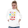 thumbnail image 3 of PACMAN Game Over Tic Tac Toe Ghosts Long Sleeve TShirt Men Women Brisco Brands S, 3 of 5