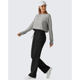thumbnail image 7 of G4Free Waffle Wide Leg Casual Pants for Women – Comfy Sweatpants Lounge Pants with Pockets, 7 of 7