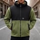 thumbnail image 1 of pstuiky manga larga para hombre, Chaqueta tipo cárdigan de polar con cremallera y capucha de manga larga para hombre camisetas de hombre xl, 1 of 9