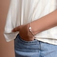 thumbnail image 3 of Bling Jewelry Womens Dainty Heart Shape Red Medical Identification Blank ID Bracelet .925 Sterling Silver Wrist 7 Inch, 3 of 7