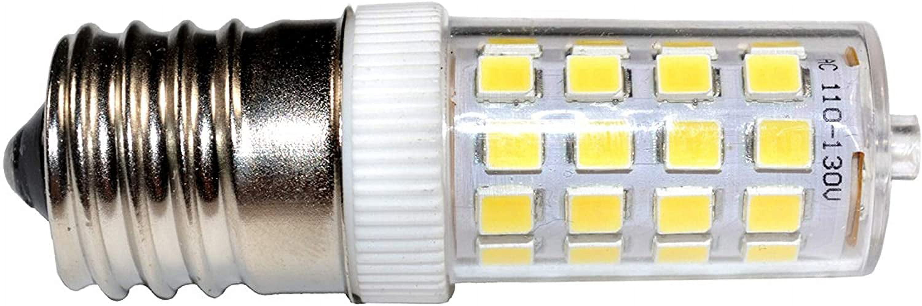 HQRP 2-Pack 110V E17 Dimmable LED Light Bulb Cool White for Whirlpool 8206232A Light Bulb Replacement fits Maytag