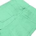 thumbnail image 3 of Wrapables® Faux Jean Skinny Leggings for Girls (Set of 2), Mint and White, Large, 3 of 4