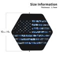 thumbnail image 3 of Disketp Navy Camouflage American Flag Funny Coasters,4 Pcs Leather Coasters With Holder, Perfect Housewarming Hostess Gifts,Protect Furniture From Water Marks Scratch, 3 of 9