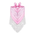 thumbnail image 2 of rhinestone bandana Fringe bandanas for women rhinestone bandana Western Bling Sparkly Bandanas 1 pack,One Size, 2 of 5