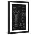 thumbnail image 2 of "Zipper 1917 Black Paper" Framed Painting Art Print , by Steve King, 2 of 4