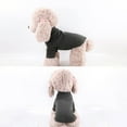 thumbnail image 4 of YUEHAO Dog Clothes for Small Dogs Pet Winter Stripe Color Bottoming Dog Costumes Pet Dog Cat Clothes Vest Shirt Pet Supplies for Dogs (Black, M), 4 of 5