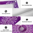 thumbnail image 6 of Purple Boho Outdoor Rug for Patio/Deck/Porch, Non-Slip Large Area Rug 5 x 8 Ft, Vintage Ethnic Abstract Geometric Aesthetic Indoor Outdoor Rugs Washable Area Rugs, Camping Rug Carpet Runner, 6 of 8