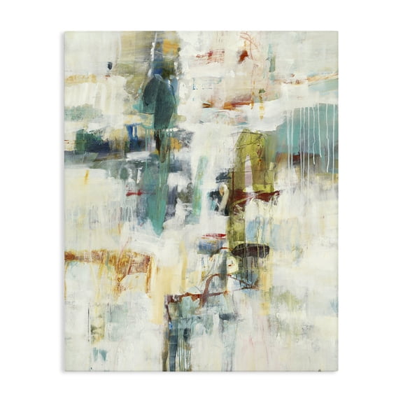 Stupell Industries Modern Dynamic Paint Drips Canvas Art, 16 x 20, by Lisa Ridgers