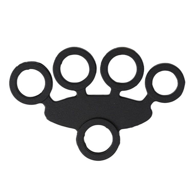 Entrenamiento de manos Banda de agarre de 5 dedos Silicona elástica para gimnasio Fitness Negro JShteea Para Estrenar