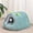 Green, variant on Cozy Monster Cat Bed Cat Bed, 2026 New Upgrated Warm Cat Bed for Winter, Nesting Design, Calming Plush Anti-Anxiety Cuddler Beds with Removable Cushioned (Pink)
