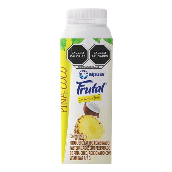 Producto lácteo Alpura Frutal piña coco 250 ml