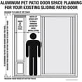 Ideal Pet Products Aluminum Pet Patio Door, Adjustable Height 775/8