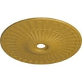 thumbnail image 3 of 36 5/8"OD x 3 5/8"ID x 2 3/8"P Galveston Ceiling Medallion (Fits Canopies up to 4 3/4"), Hand-Painted Iridescent Gold, 3 of 6