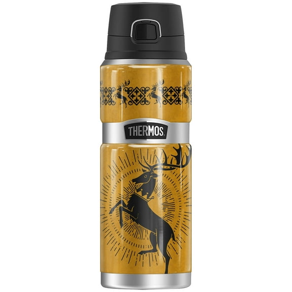 Game of Thrones Baratheon Sigil THERMOS STAINLESS KING Stainless Steel Drink Bottle, Vacuum insulated & Double Wall, 24oz