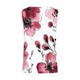 thumbnail image 5 of PNTUTB Ladies' Casual Printed Sleeveless Round Neck Basic Tees Comfortable Blouses Loose Tank, 5 of 6