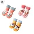 thumbnail image 6 of Luxtrada 1 Pairs Slippers Socks Shoes with Grips Baby Boy Girls Socks Moccasins Toddlers Anti-slip Indoor Slipper Winter Warm Infant Boots Shoes (6-24 Months), 6 of 6