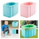 thumbnail image 4 of Asiento de inodoro plegable compacto y limpio para niños pequeños Rosa, 4 of 6