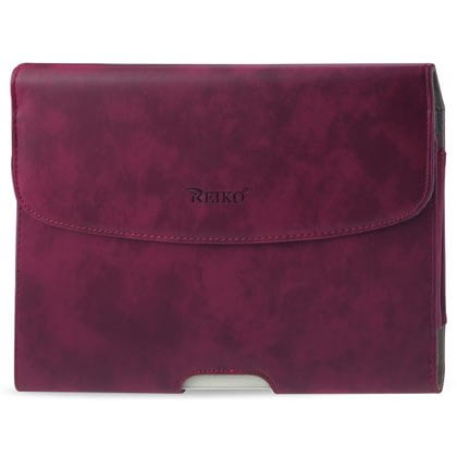 Horizontal Pouch Apple iPad3 PLUS RED HORSE SKIN PATTERN