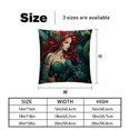 thumbnail image 5 of Mermaid Chair Pillow Covers Set of 2 Throw Pillow Decorative Pillows Velvet with Unique Patterns for Various Occasions - Available in 16x16, 18x18, and 20x20 Inches, 5 of 6