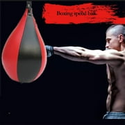 Sport Fitness MMA Boxing Punching Ball Speed Training Bag Leather Pear F6X2 V5V2