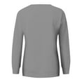 thumbnail image 4 of Dyegold Women Hoodie Teen Girls Crewneck Plain Pullover Tops Grey Sweatshirt For Women Oversized Sweatshirt For Women Fall Outfits Holiday ​Halloween ​Crewneck Sweatshirts Women ​On-trend Low Spend, 4 of 4