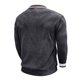 thumbnail image 4 of Ceisia Men's Casual Striped Half Button Round Neck Pullover with Pocket Daily Fashion Top Gift, 4 of 7