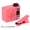 Hot Pink, variant on White White Portable Handheld 80X Microscope For Kids With Led Light Pocket Science Exploration Outdoor Learning Toy