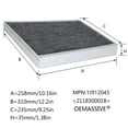 thumbnail image 3 of OEMASSIVE For Mercedes W211 C219 E320 CLS500 CLS63 AMG Pollen Cabin Air Filter A2118300218, 3 of 5