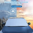 thumbnail image 4 of Dongrere Winter Car Snow Shield without Rearview Mirror Pocket Waterproof Windshield Shade for Winter, Summer, 4 of 7